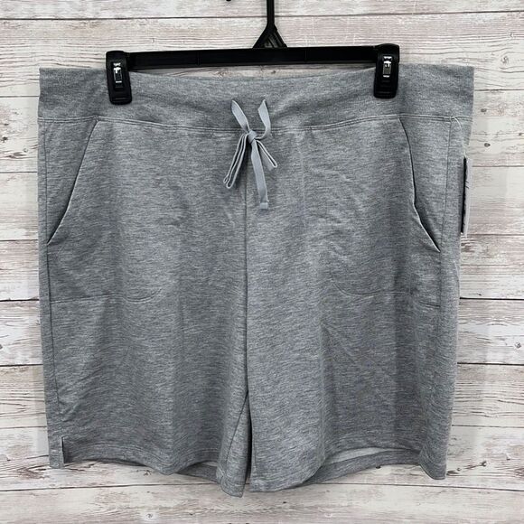 Women's French Terry Cloth Bermuda Shorts 2-Pack Size XXL - Picture 2 of 14